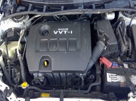 2010 TOYOTA COROLLA, WHITE, LE, 1.8L, AT, FWD.  Z25188